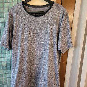 Rag & Bone grey ring neck T-shirt Oversized Medium